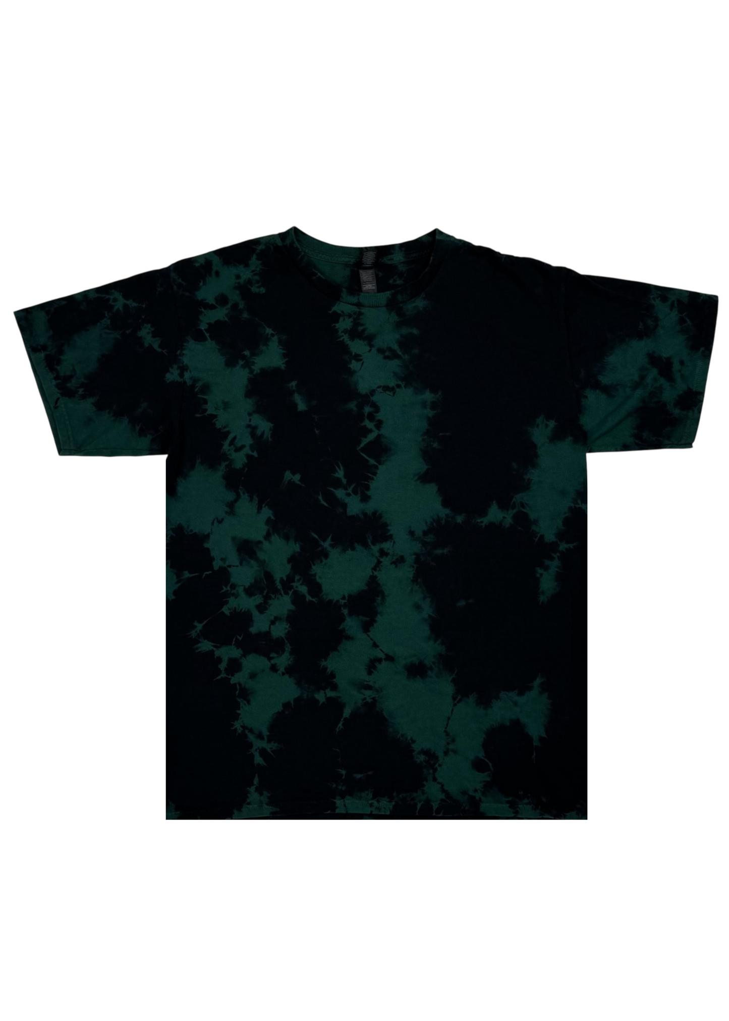 Black / Forest Green Crystal Wash T-Shirt