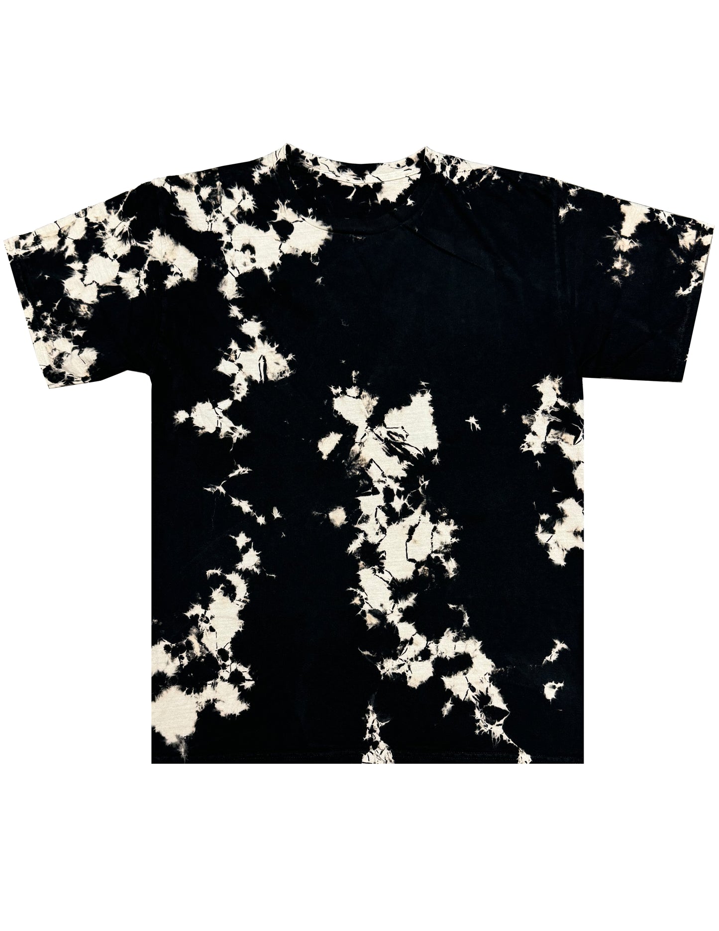 Black Khaki Crystal Wash Tie Dye T-Shirt