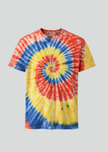 T-Shirt Tie Dye Uomo Lavaggio Acido – Cotone Poliestere 50/50 – Taglie S Fino A 3XL