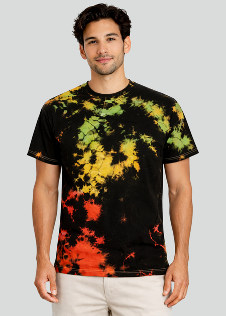 Multi-Color Crystal Wash Tie Dye T-Shirt Alstyle 1301 – Custom