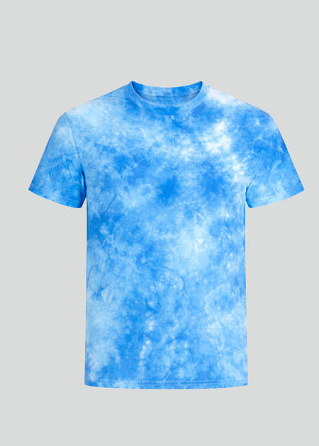 Malibu Blue Crystal Wash Short Sleeve T-Shirt | Custom Colors Apparel