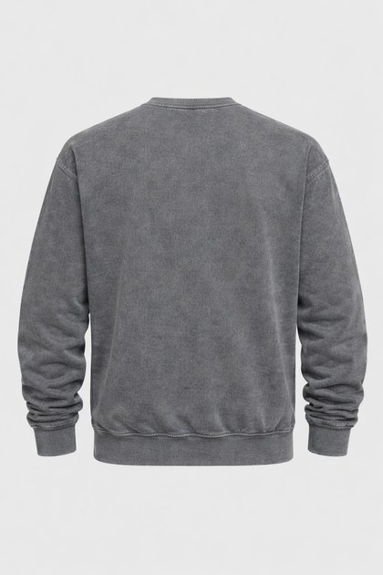 Grey Mineral Wash Crewneck Sweatshirts – Custom Colors Apparel