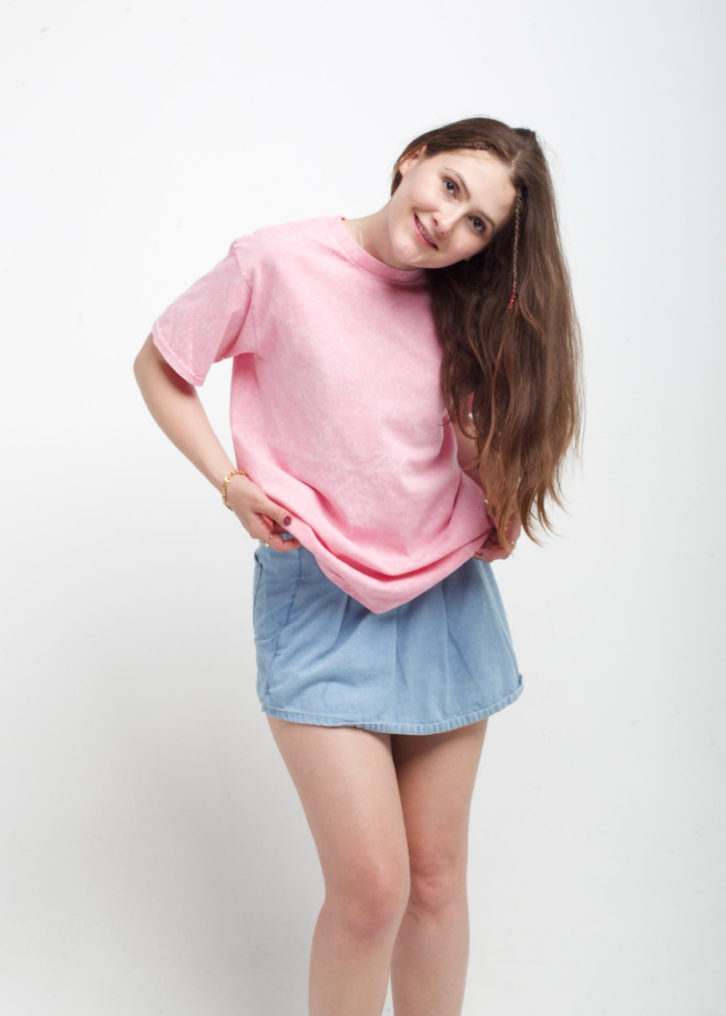 Pink Mineral Wash T-Shirt