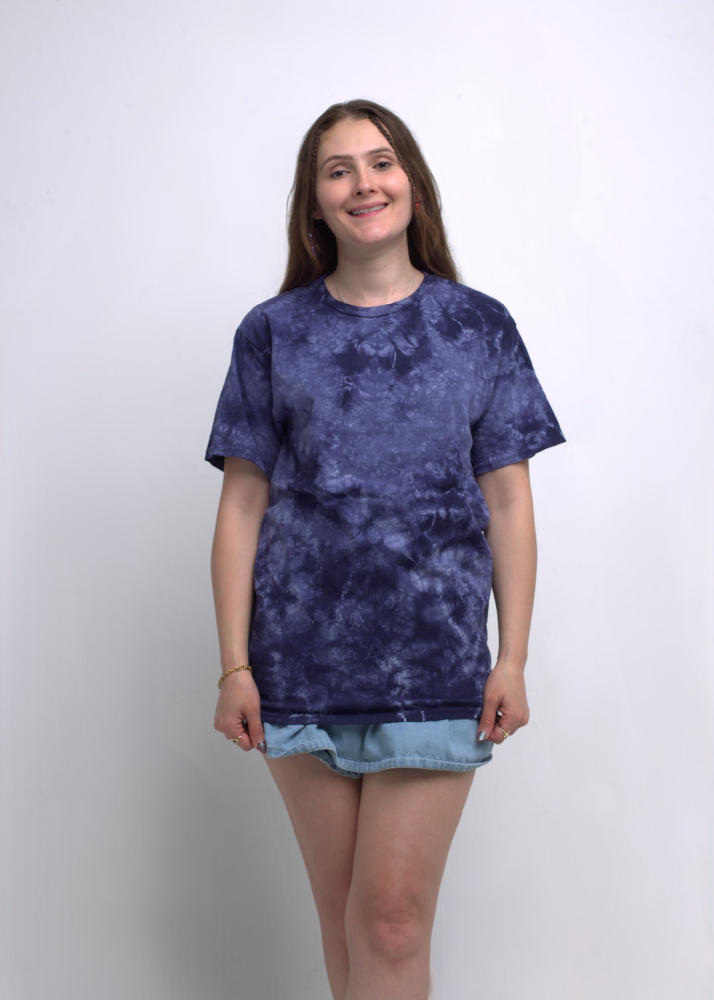 Purple Crystal Wash Tie Dye T-Shirt Alstyle 1301