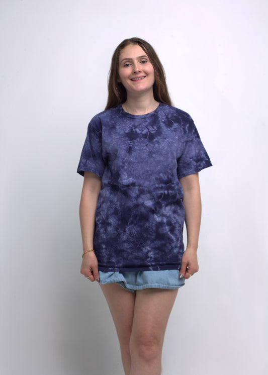 Purple Crystal Wash Tie Dye T-Shirt Alstyle 1301