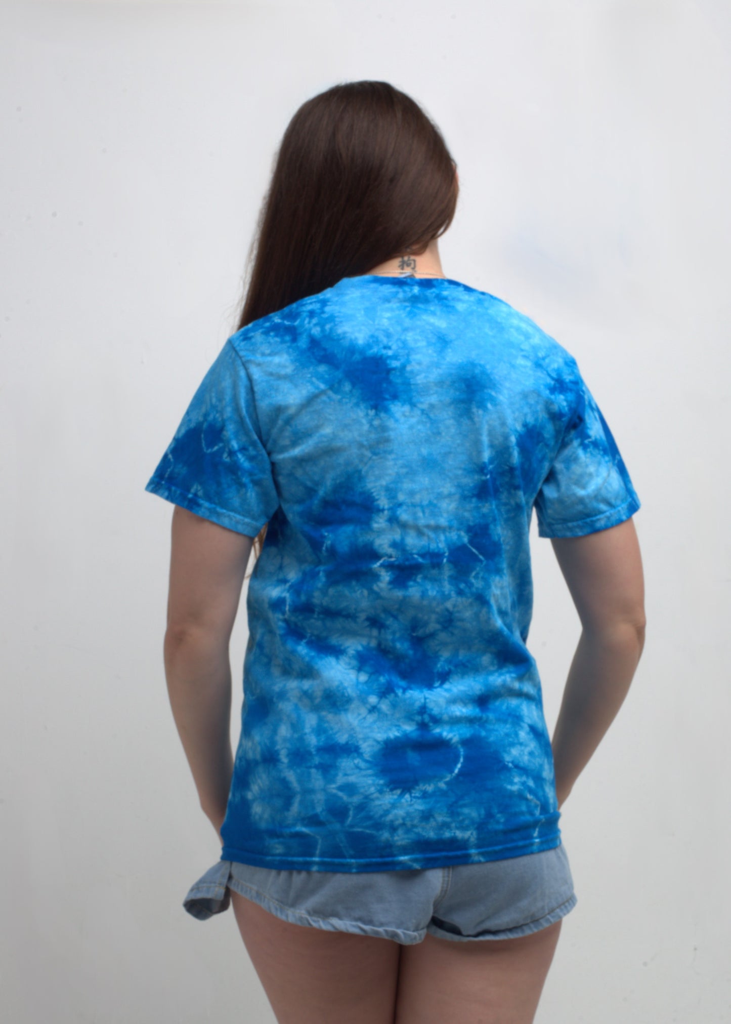 Malibu Blue Crystal Wash Tie Dye T-Shirt