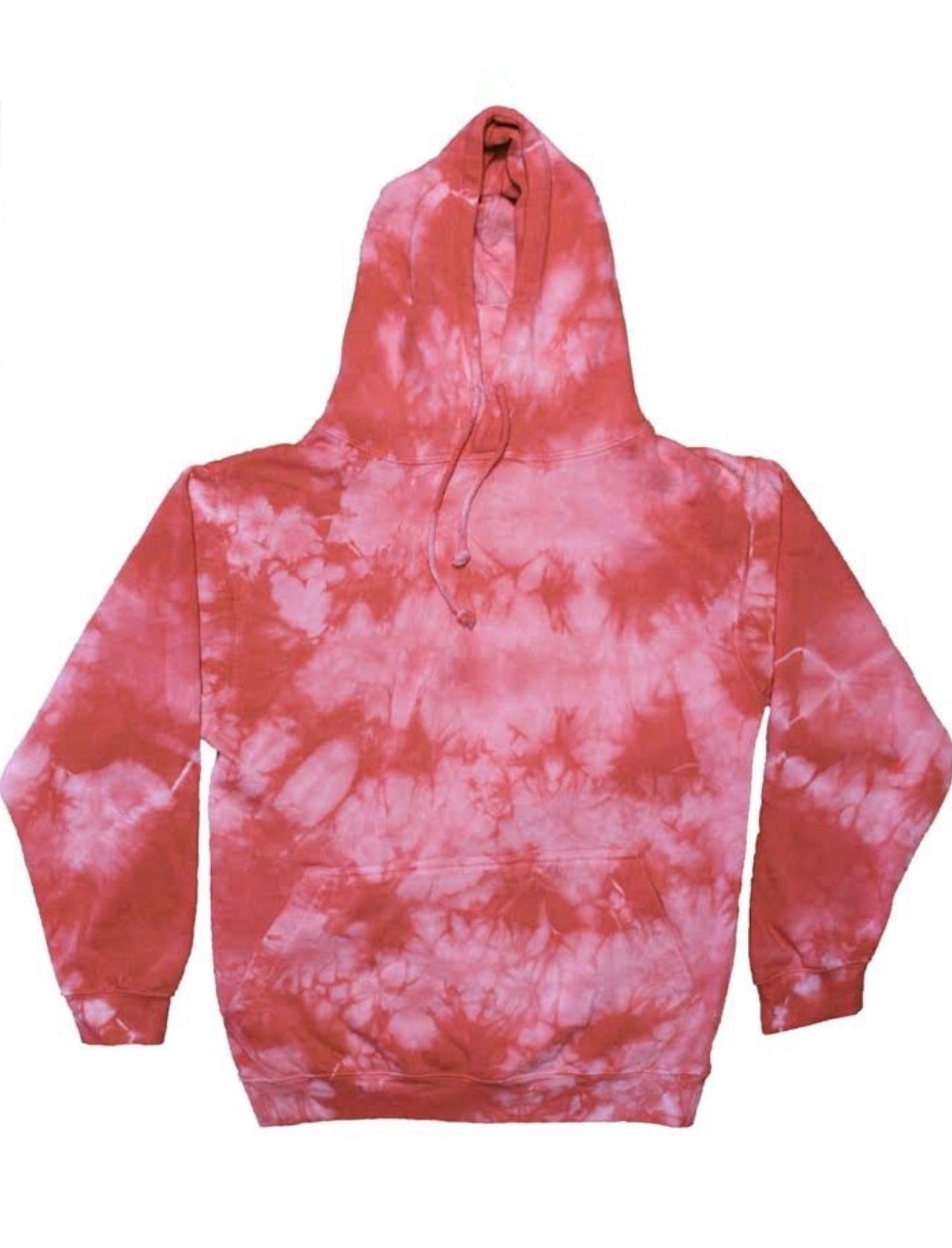 Pink Crystal Wash Tie Dye Pullover Hoodie Custom Colors Apparel
