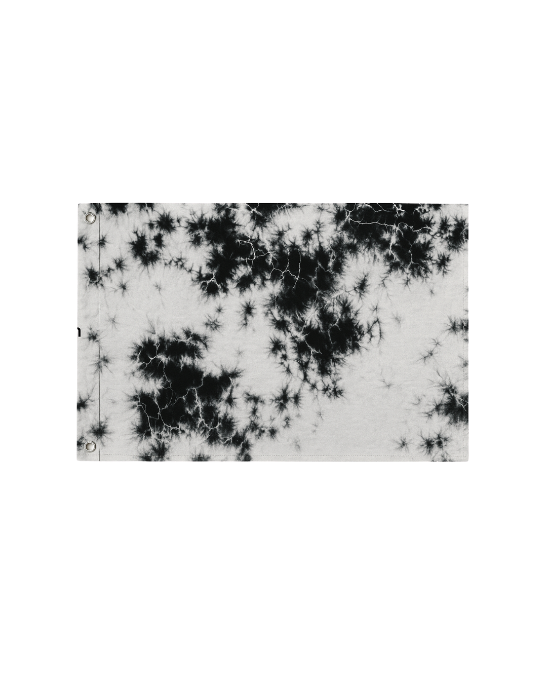 Black White Crystal Wash Flag