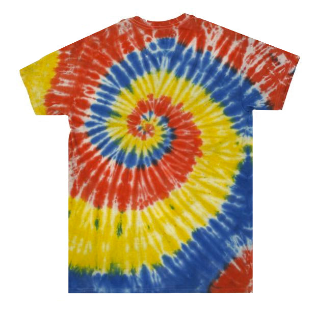 Multi-Color Tie Dye Short Sleeve T-Shirt | Custom Colors Apparel
