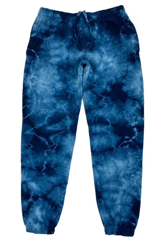 Blue Crystal Wash Sweatpants