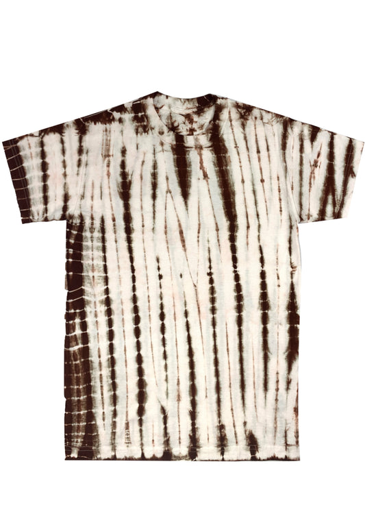 Brown Bamboo Tie Dye T-Shirt Alstyle 1301