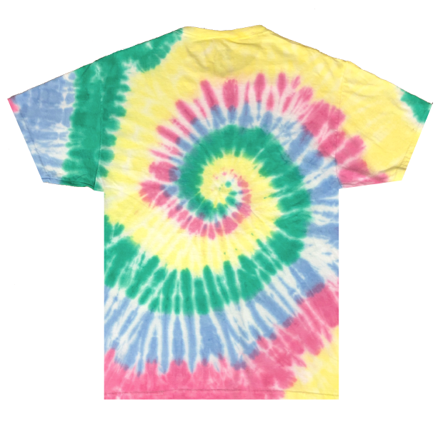 Multi-Color Tie Dye Short Sleeve T-Shirt | Custom Colors Apparel