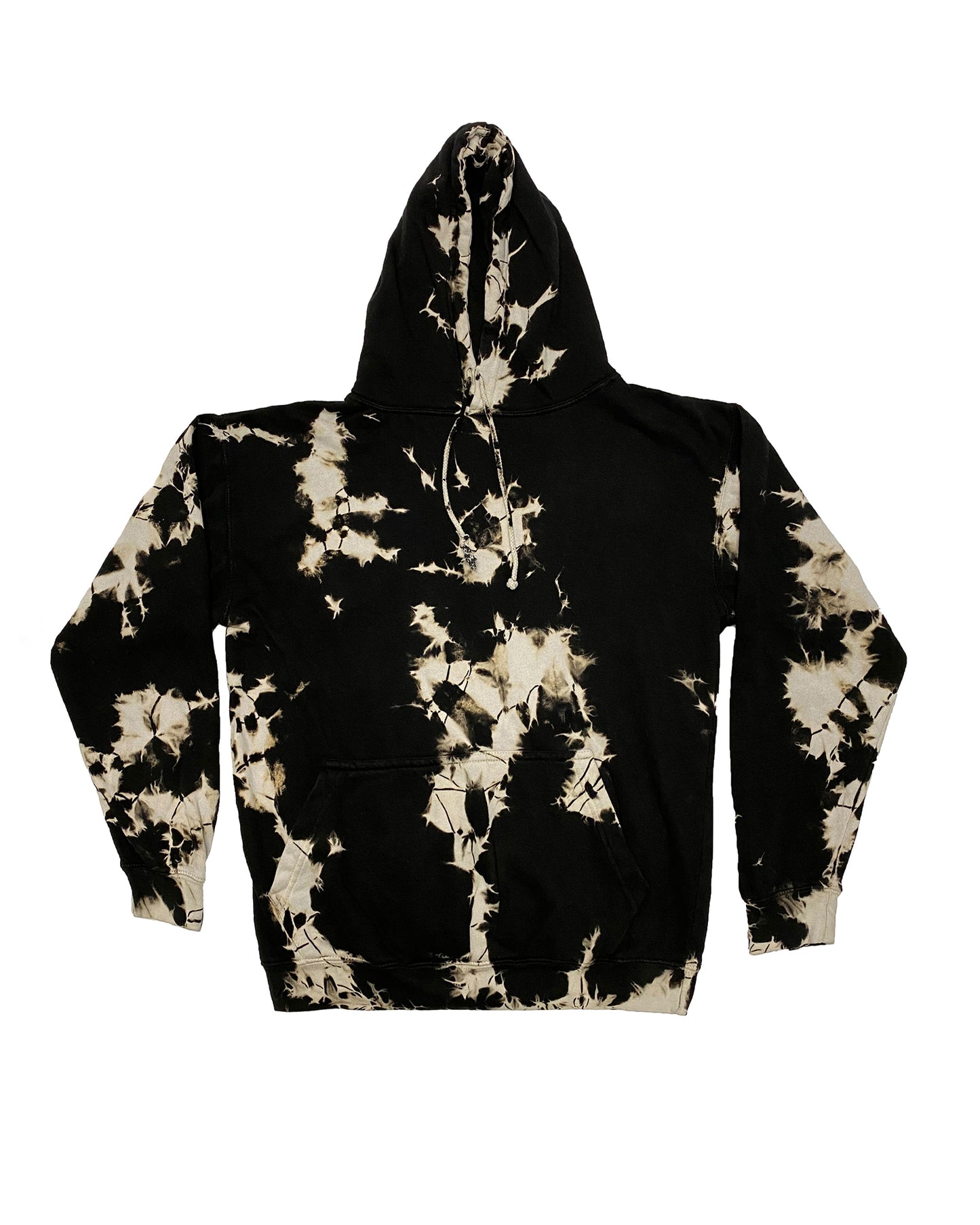 Black Khaki Crystal Wash Hoodie