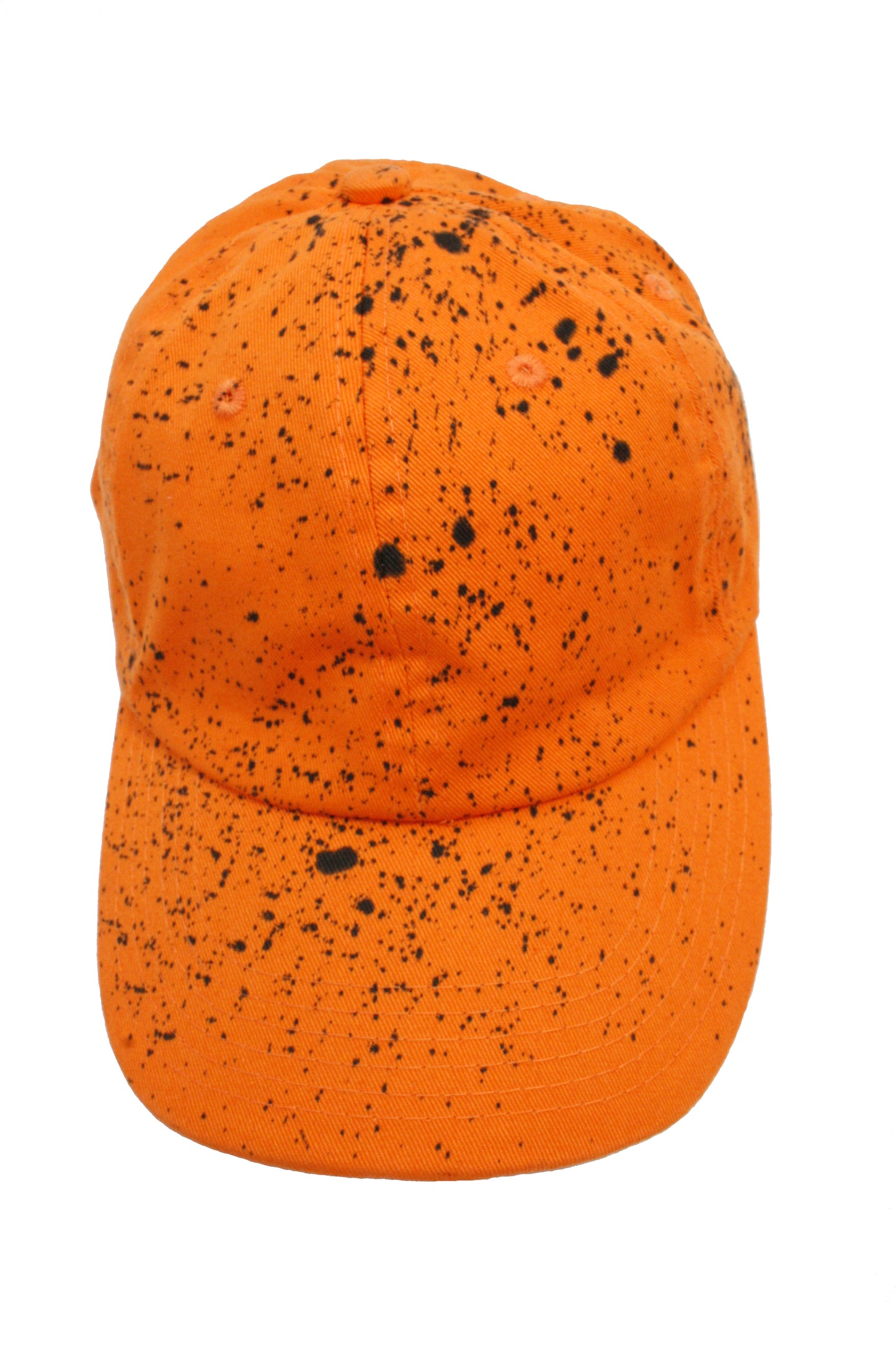 Speckle Dad Hats Orange W/ Black