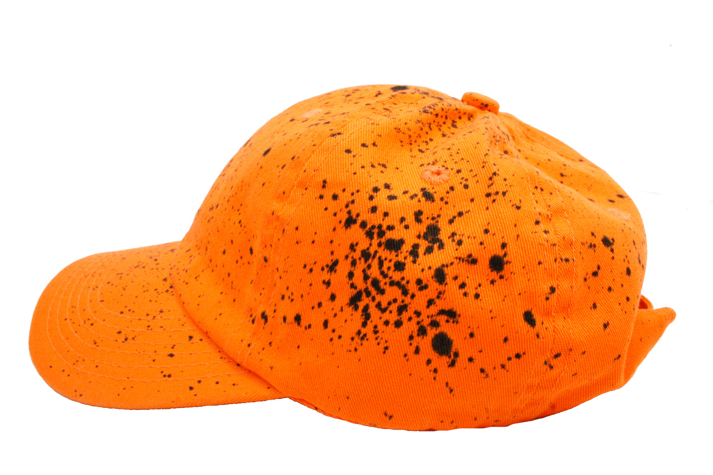 Speckle Dad Hats Orange W/ Black
