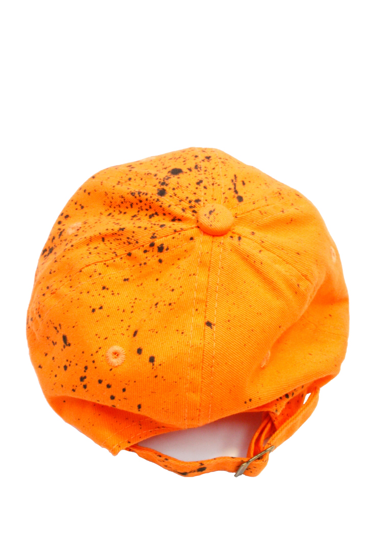 Speckle Dad Hats Orange W/ Black