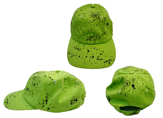 Speckle Dad Hats Yellow W/ Black
