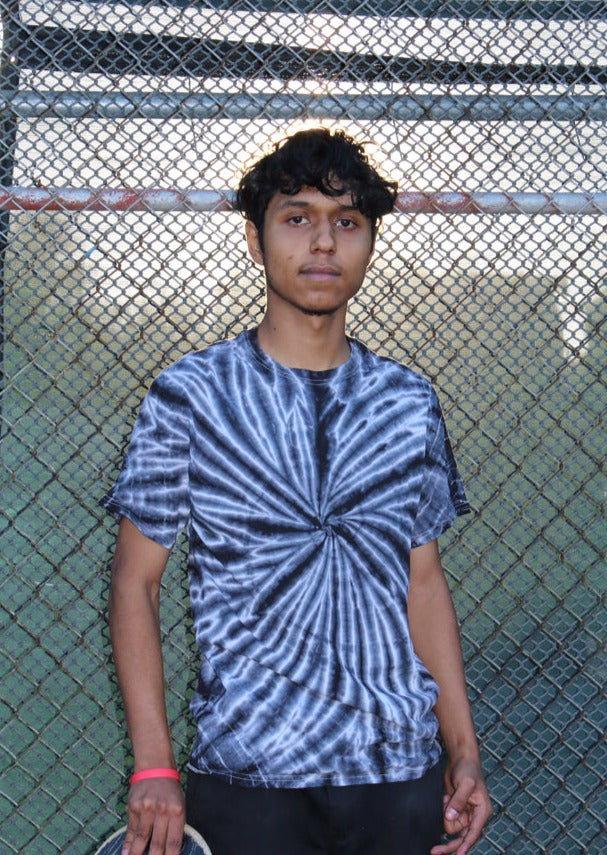Navy Spiral Tie Dye T-Shirt