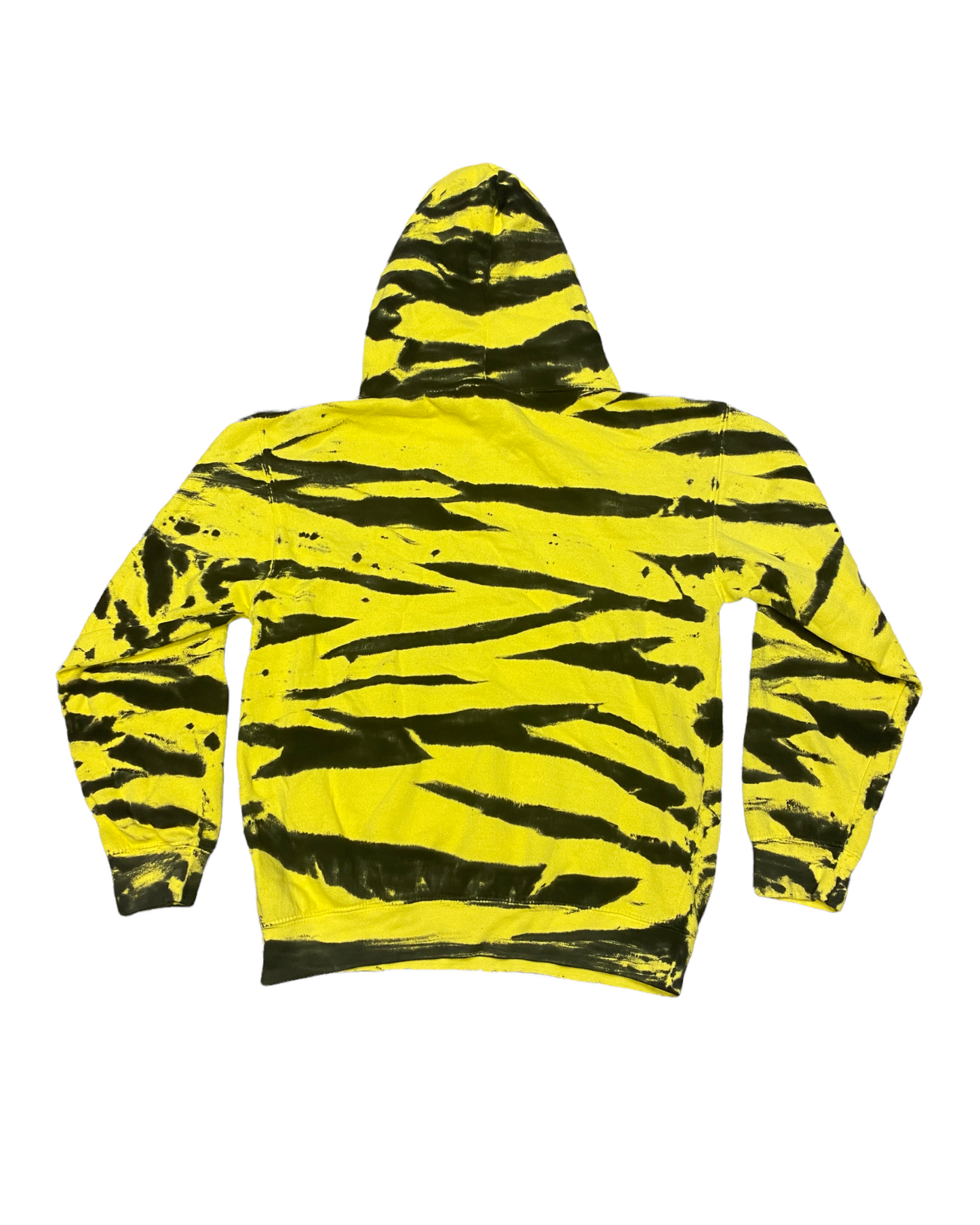 Yellow/Black Tiger Dye Hoodie