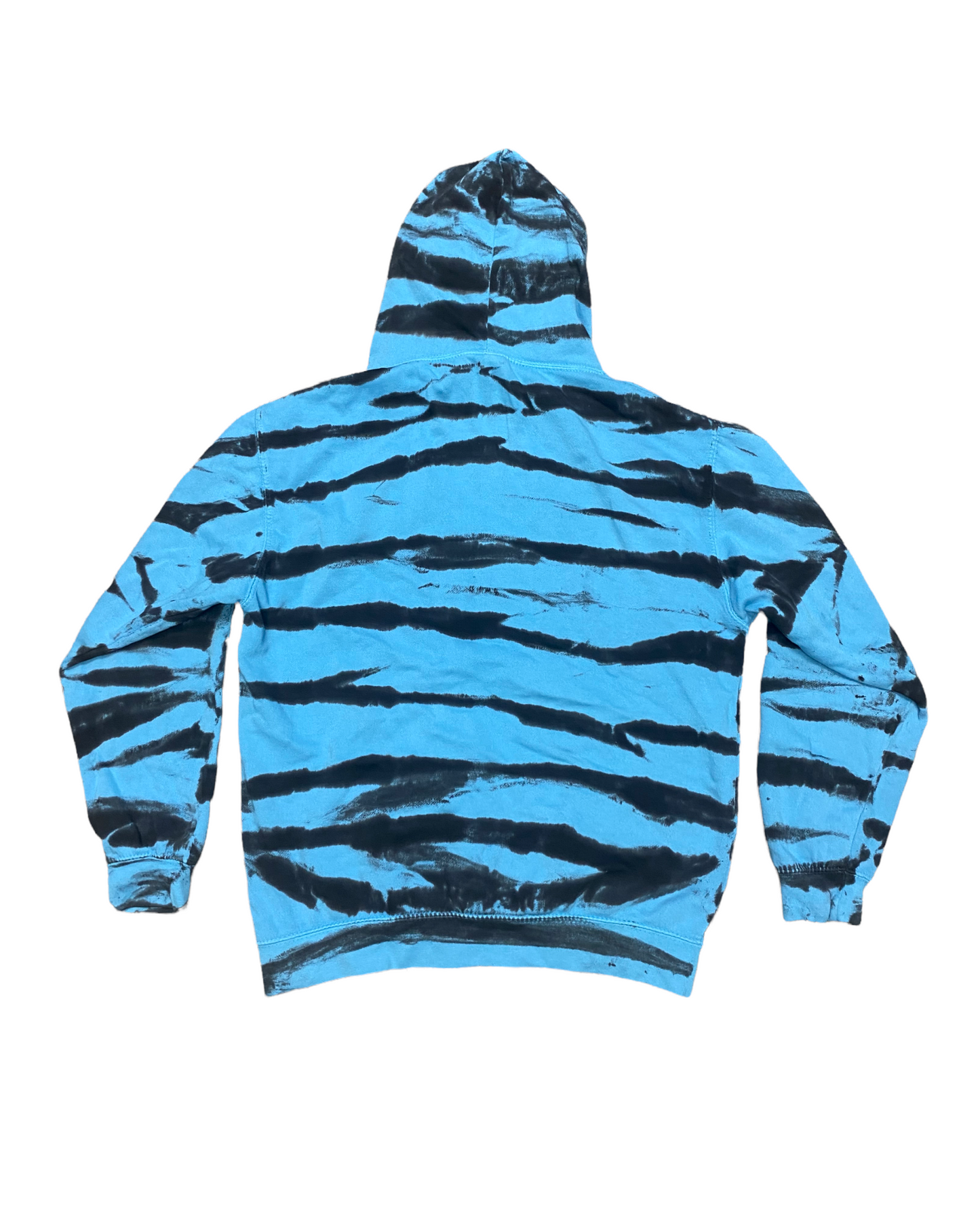 Blue/Black Tiger Dye Hoodie