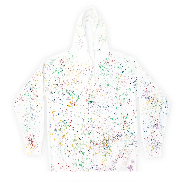 Multi-Color Sprinkle Tie Dye Pullover Hoodie | Custom Colors Apparel
