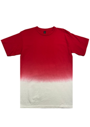 Red White Dip Dye T-Shirt