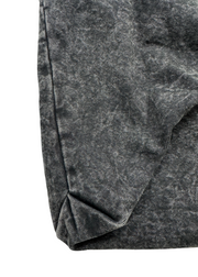 Black Mineral Wash Tote Bag