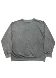 Grey Mineral Wash Crewnecks