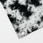 Black White Crystal Wash Flag