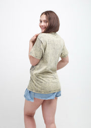 Green / Yellow Mineral Wash T-Shirt