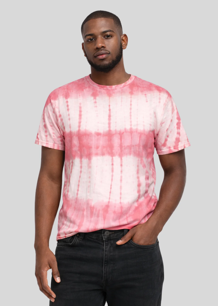 Pink Bamboo Tie Dye T-Shirt (Closeout)