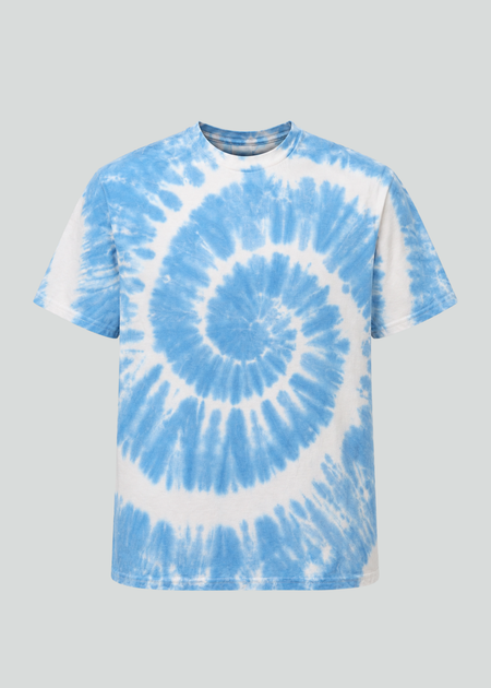 Argentina Inspired Spiral Tie Dye T-Shirt