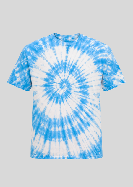 Argentina Inspired Spiral Tie Dye T-Shirt