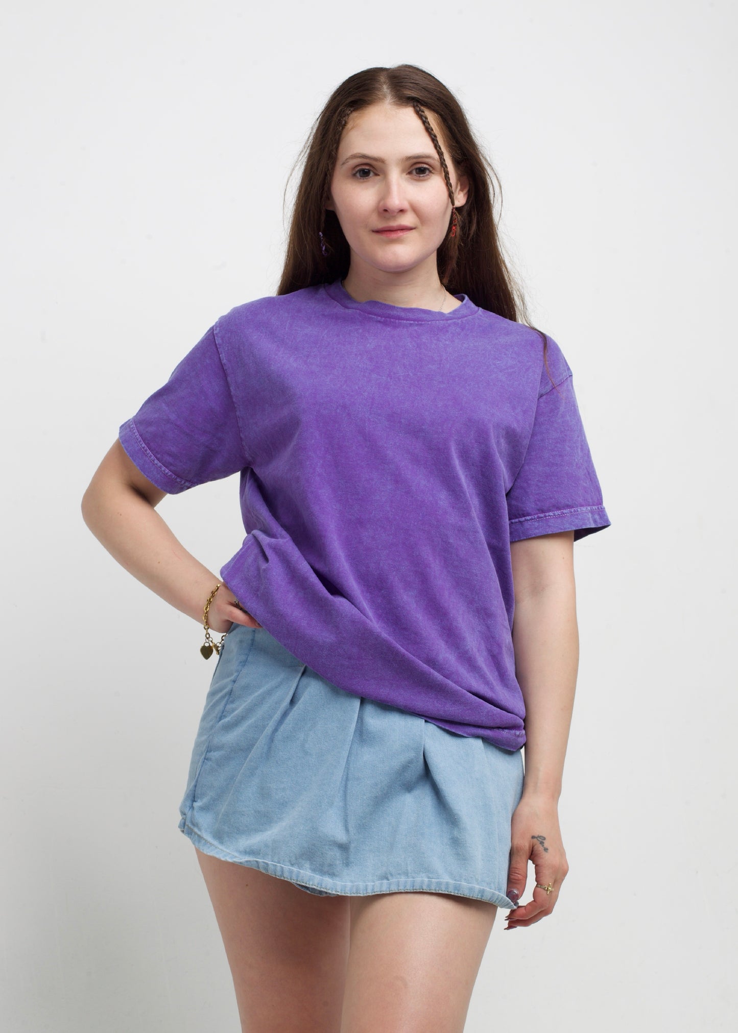 Purple Mineral Wash T-Shirt