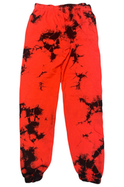 Red/Black Crystal Wash Joggers