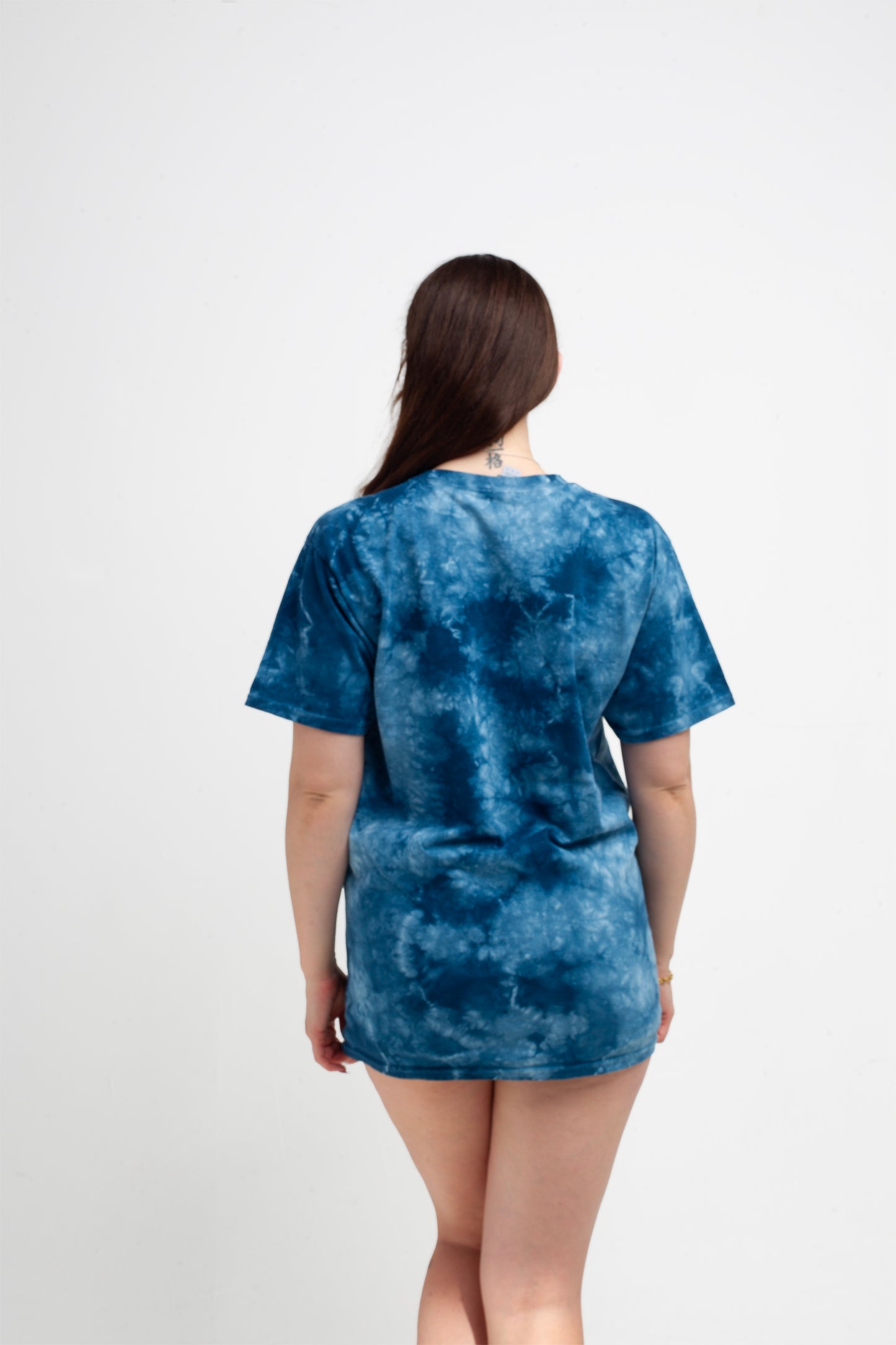 Blue Crystal Wash Tie Dye T-Shirt Alstyle 1301