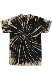 Black Khaki Spiral Tie Dye T-Shirt V2