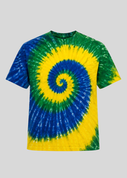 Brazil Inspired Tie Dye T-Shirt