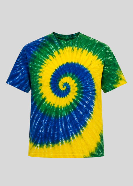 Brazil Inspired Tie Dye T-Shirt