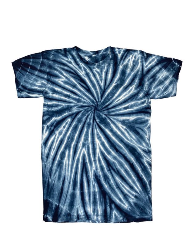 Navy Spiral Tie Dye T-Shirt