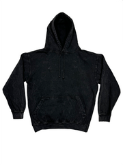 Black Mineral Wash Hoodie