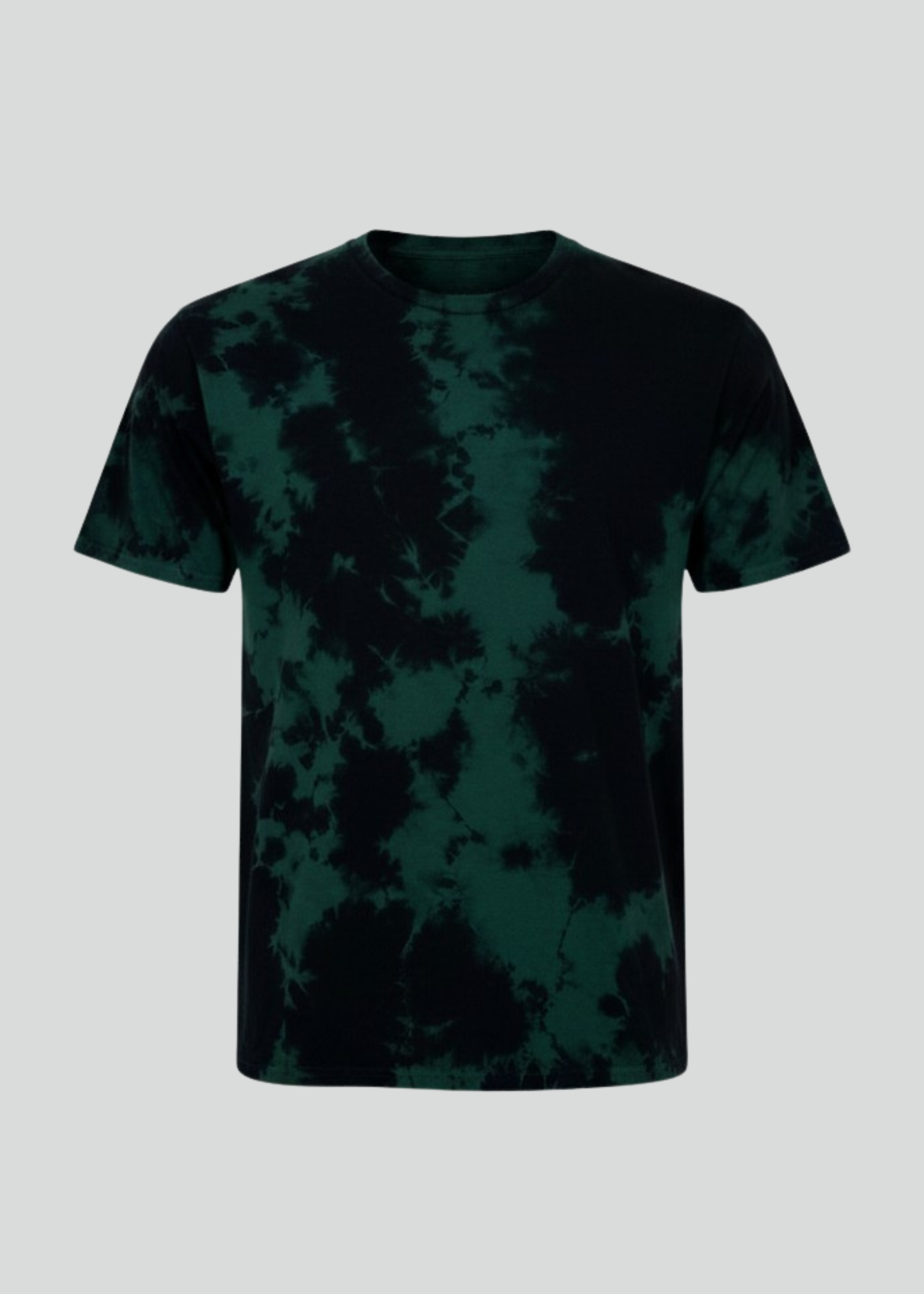 Black / Forest Green Crystal Wash T-Shirt