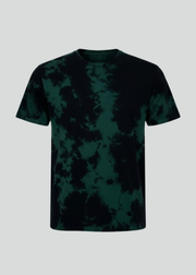 Black / Forest Green Crystal Wash T-Shirt