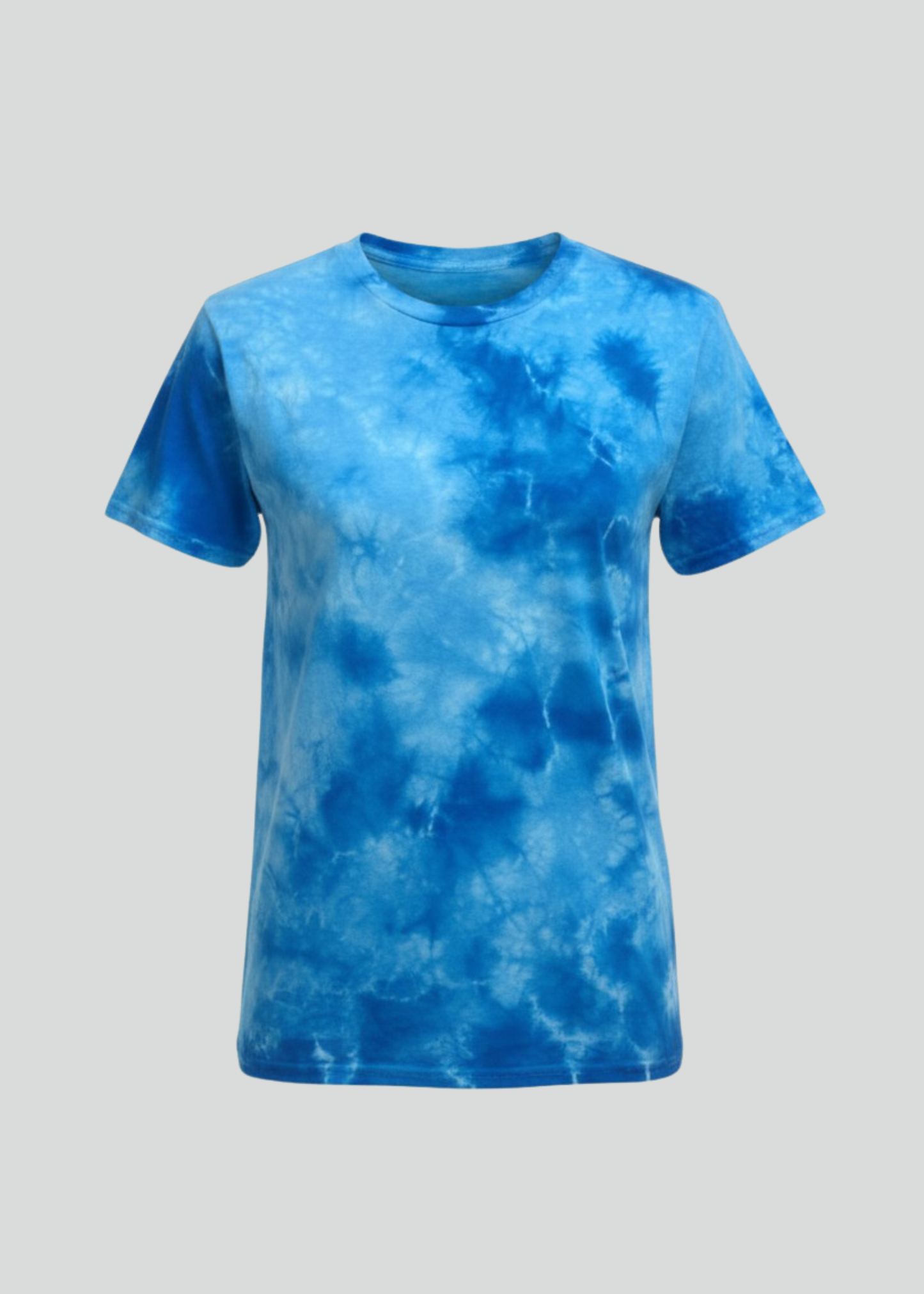 Malibu Blue Crystal Wash Tie Dye T-Shirt