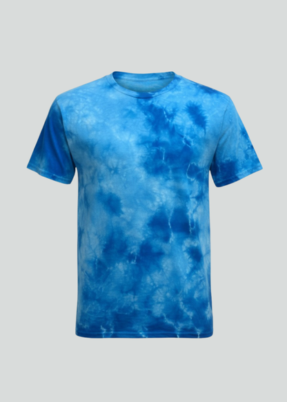 Malibu Blue Crystal Wash Tie Dye T-Shirt