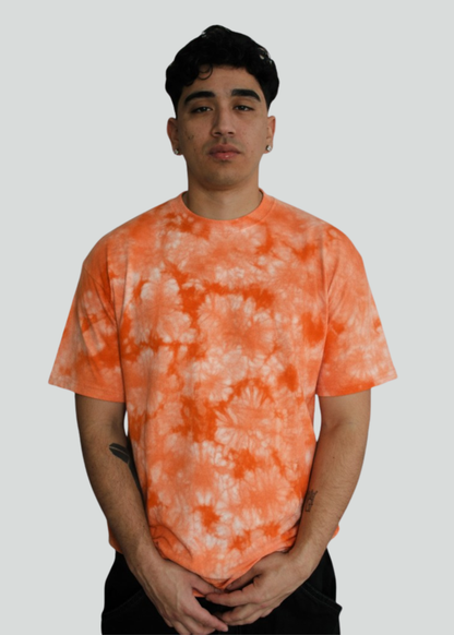 Orange Crystal Wash T-Shirt