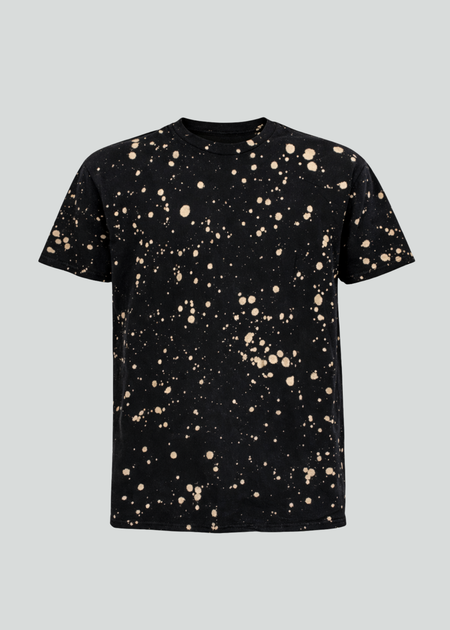 Black / Khaki Sprinkle Dye T-Shirt
