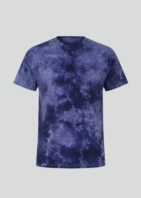 Purple Crystal Wash Tie Dye T-Shirt