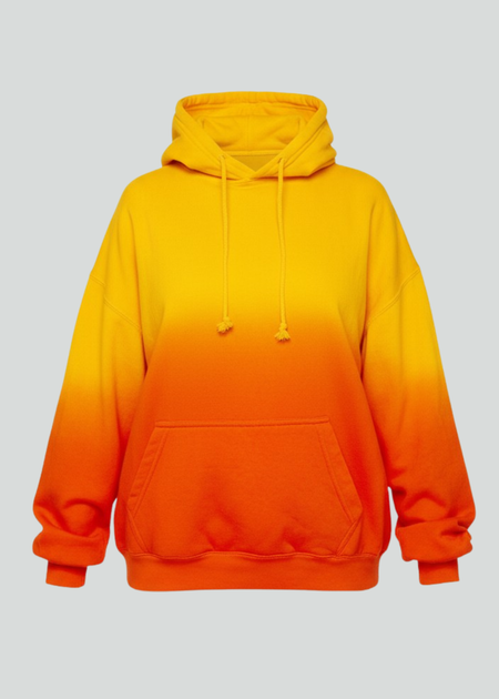 Yellow / Orange Dip Dye Hoodie