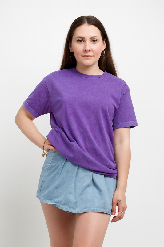 Purple Mineral Wash T-Shirt